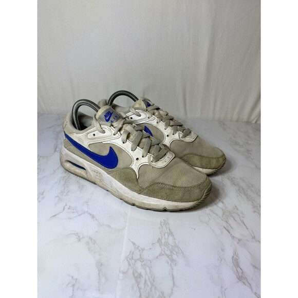 RARE🔥 Nike Air Max SC Sz 7 Men's Shoes White Game Royal Blue Gray CW4555-101 - Picture 1 of 7
